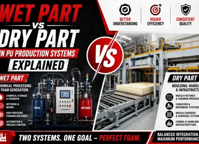 wet part PU production system wet part PU production system